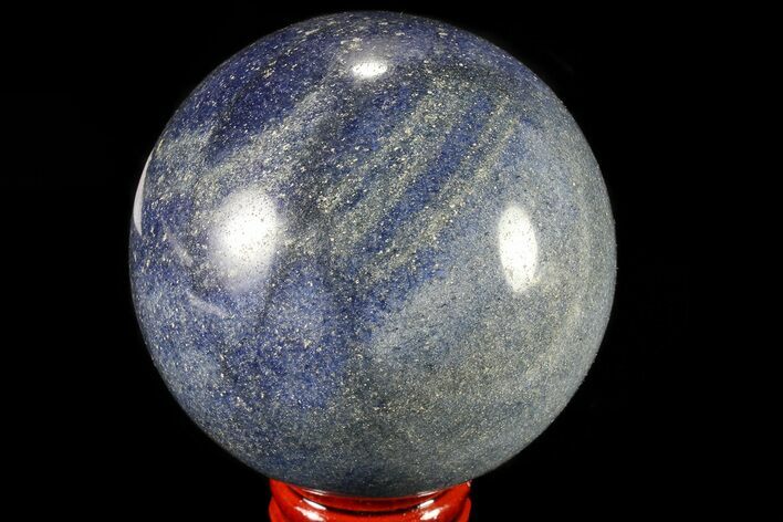 Polished Lazurite Sphere - Madagascar #79055